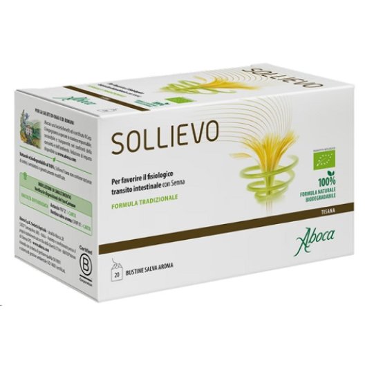 Sollievo Tisana BIO per favorire il fisiologico transito intestinale - 20 bustine