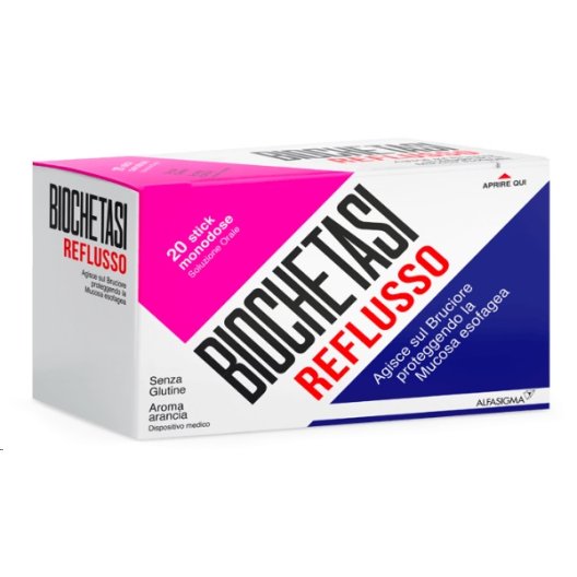 Biochetasi Reflusso contro il bruciore di stomaco - 20 bustine monodose