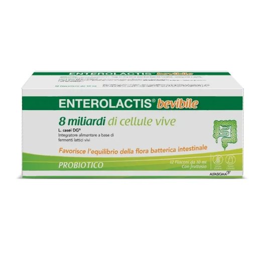 Enterolactis Flaconcini bevibili - 12 flaconcini da 10 ml