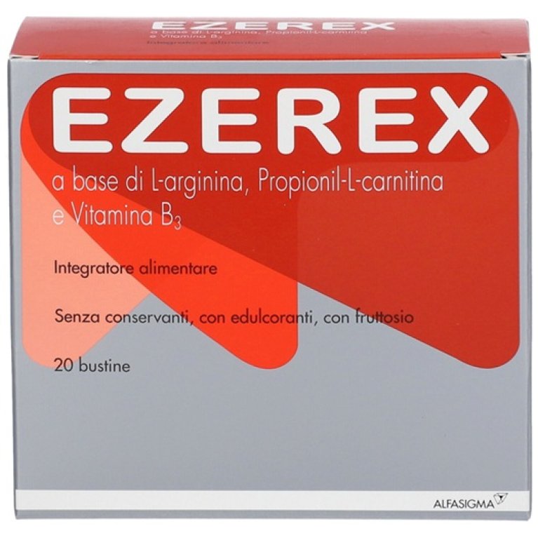 Ezerex - 20 bustine - Arginina e L-Carnitina Ezerex - 20 bustine - Arginina e L-Carnitina