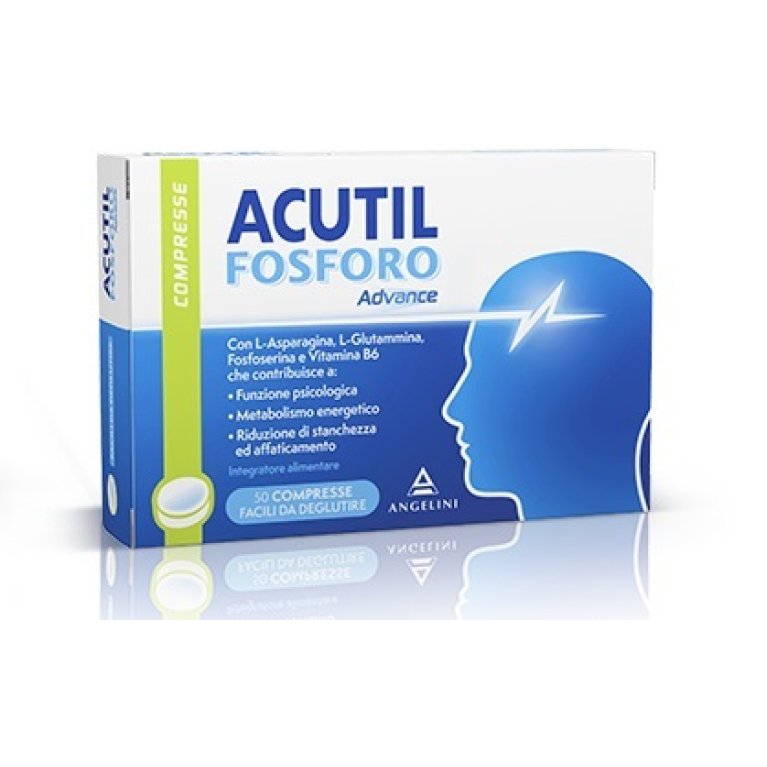Acutil Fosforo Advance - 50 compresse - integratore per lo studio e la concentrazione Acutil Fosforo Advance - 50 compresse - integratore per lo studio e la concentrazione