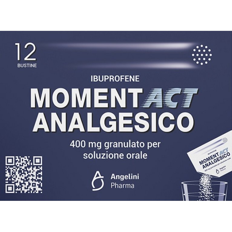 Momentact Analgesico 400 mg - 12 bustine contro il mal di testa Momentact Analgesico 400 mg - 12 bustine contro il mal di testa