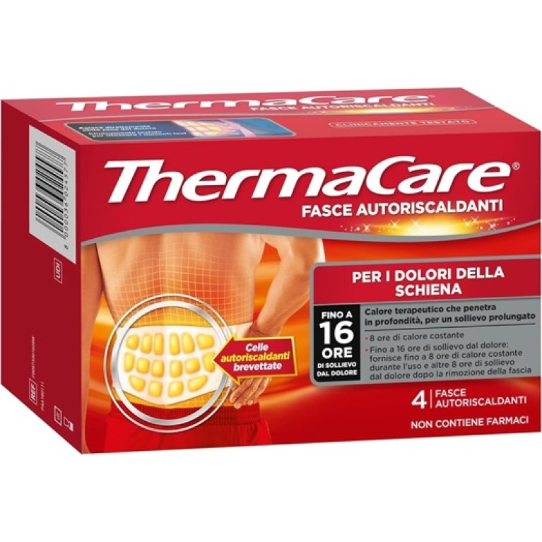 Thermacare - 4 fasce autoriscaldanti per  il mal di schiena