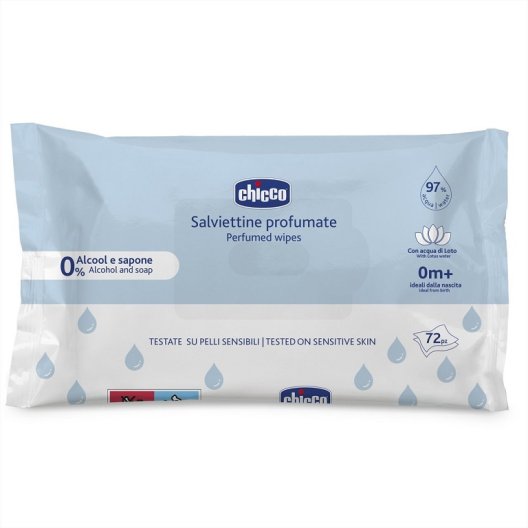 Chicco Salviettine detergenti profumate - 72 salviettine Chicco Salviettine detergenti profumate - 72 salviettine