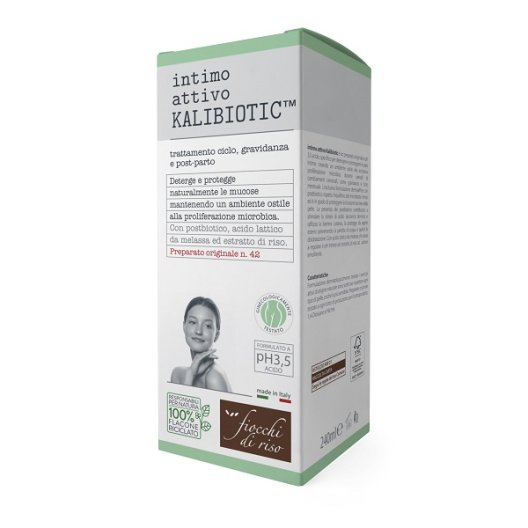 Fiocchi di Riso - Detergente intimo Attivo Kalibiotic - pH acido 3.5 - 240 ml Fiocchi di Riso - Detergente intimo Attivo Kalibiotic - pH acido 3.5 - 240 ml