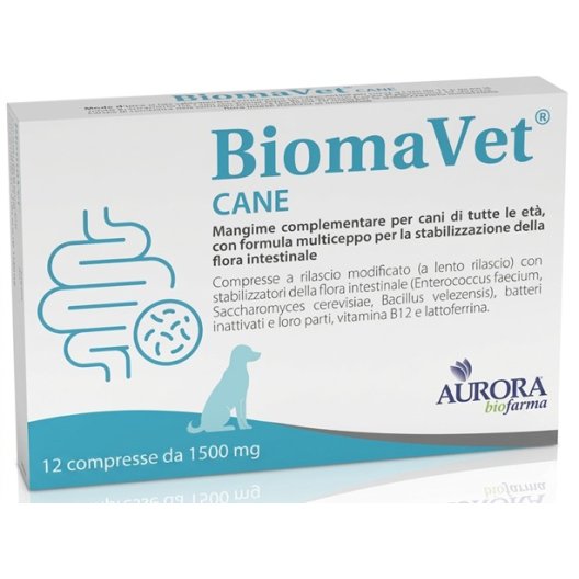 BiomaVet Cane 12 Compresse 1500mg - cani oltre 10 kg BiomaVet Cane 12 Compresse 1500mg - cani oltre 10 kg