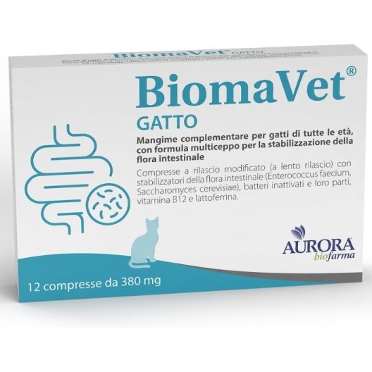 BiomaVet Gatto 12 Compresse 380mg BiomaVet Gatto 12 Compresse 380mg