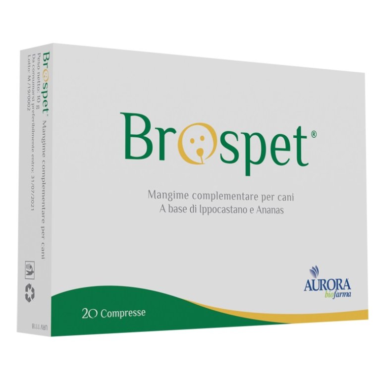 Brospet - 20 compresse - per il drenaggio dei liquidi interstiziali