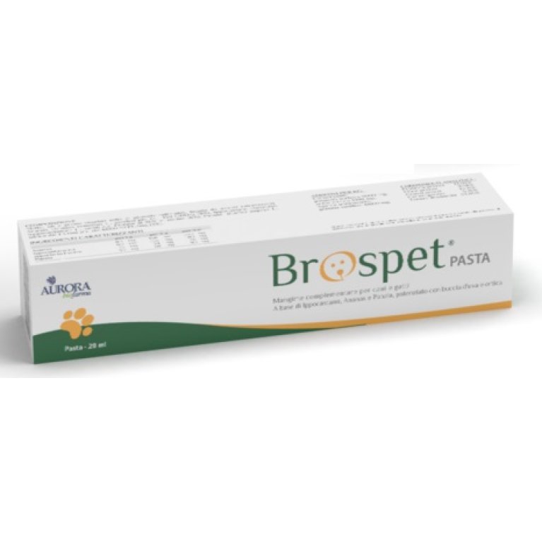 Brospet Pasta - 20 grammi - per il drenaggio dei liquidi interstiziali