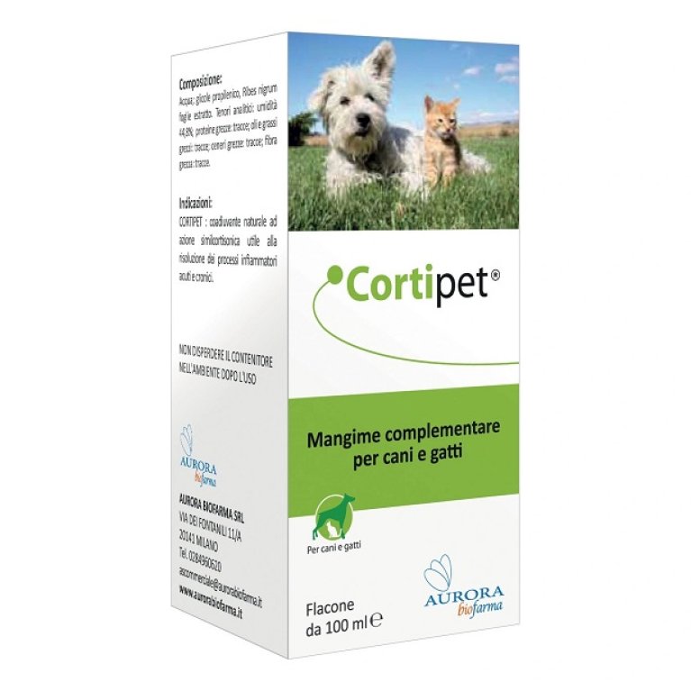 Cortipet - 100 ml - gocce per il sistema immunitario di cani e gatti Cortipet - 100 ml - gocce per il sistema immunitario di cani e gatti