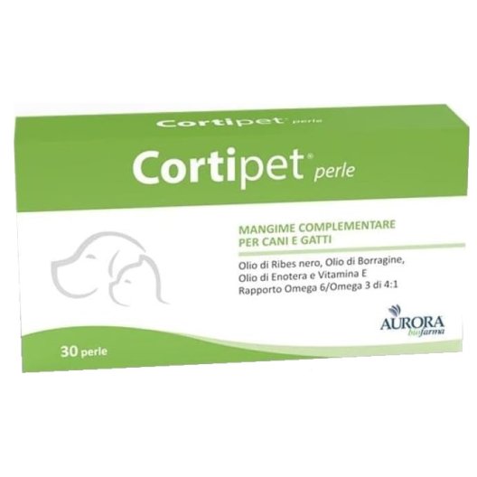 Cortipet Perle - 30 perle - per la cute ed il mantello di cani e gatti