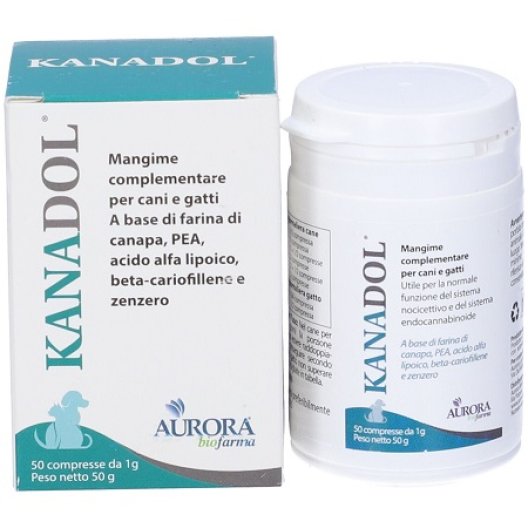 Kanadol - 50 compresse - a base di farina di canapa e PEA