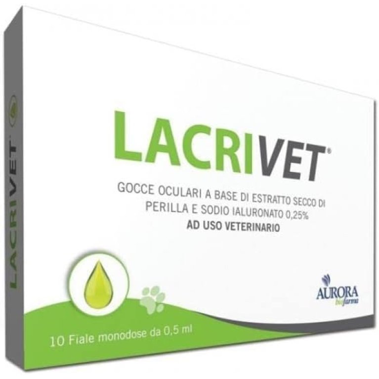 Lacrivet gocce oculari - 10 flaconcini richiudibili - per cani e gatti