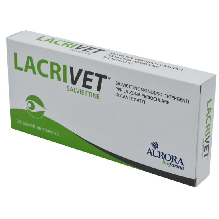 Lacrivet salviettine oculari per cani e gatti - 15 salviettine Lacrivet salviettine oculari per cani e gatti - 15 salviettine