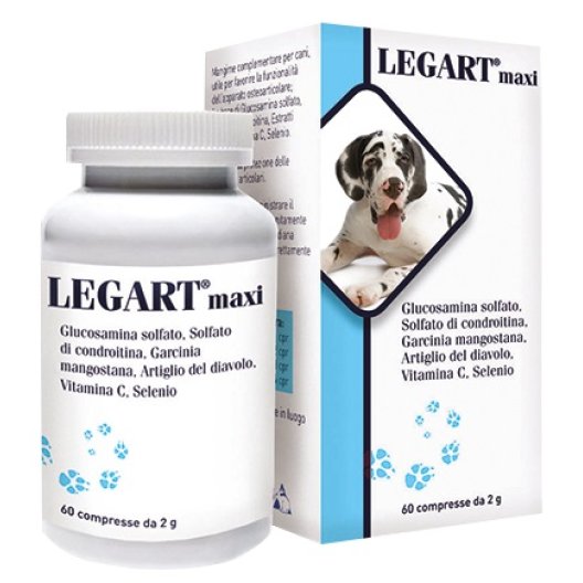 Legart Maxi - 60 compresse per cani - per il supporto delle articolazioni