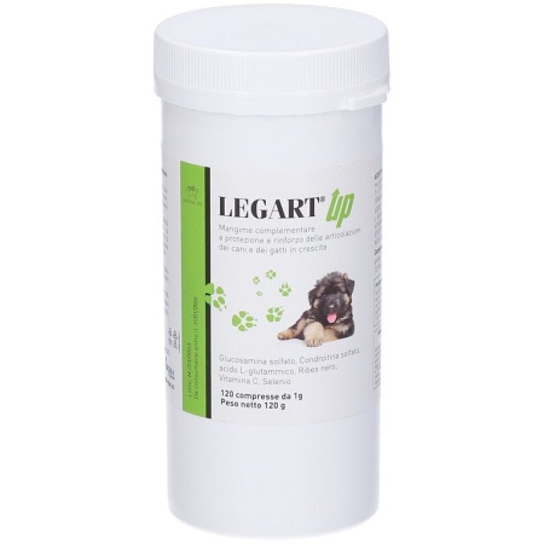 Legart Up - 120 compresse - per la salute articolare di cani e gatti dallo svezzamento