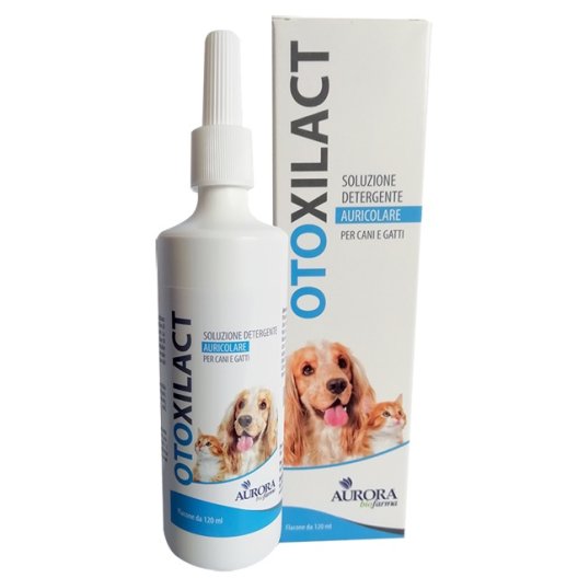 Otoxilact - detergente auricolare con clorexidina per cani e gatti - 120 ml