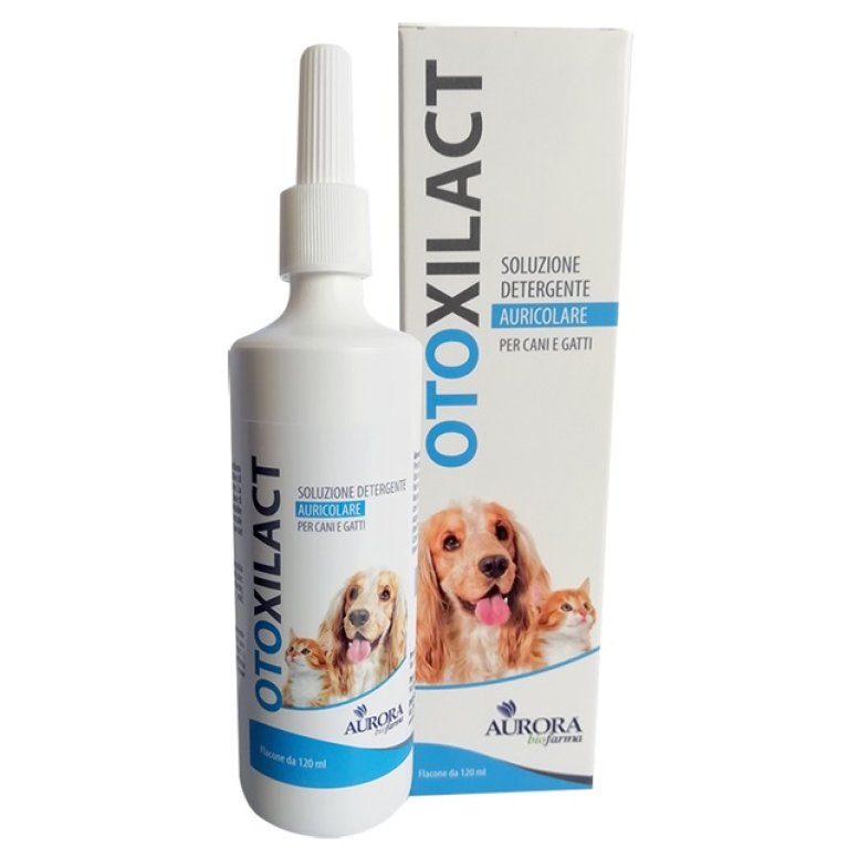 Otoxilact - detergente auricolare con clorexidina per cani e gatti - 120 ml