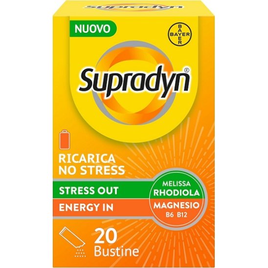 Supradyn Ricarica No Stress - per la stanchezza fisica e mentale - 20 bustine Supradyn Ricarica No Stress - per la stanchezza fisica e mentale - 20 bustine