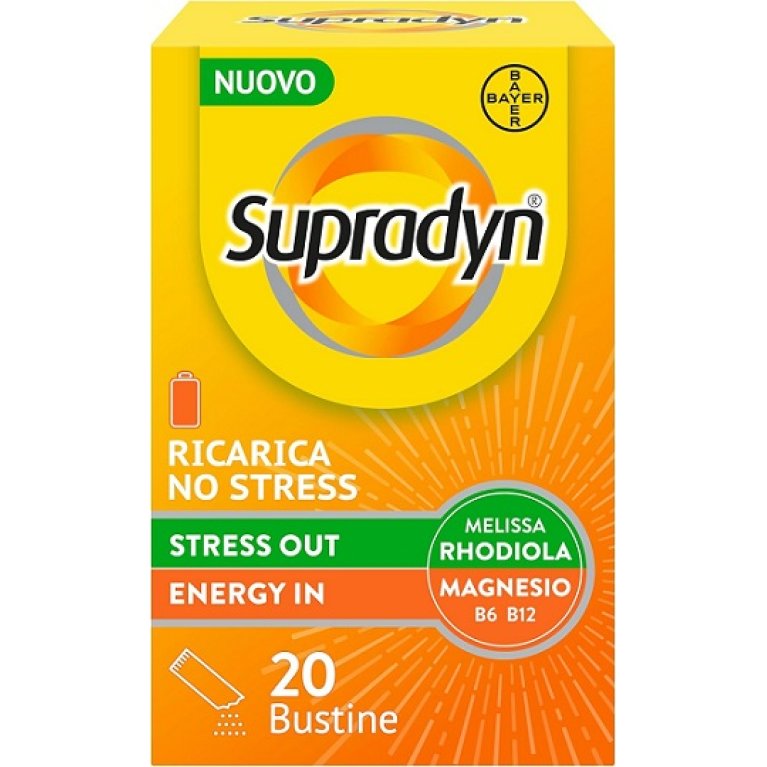 Supradyn Ricarica No Stress - per la stanchezza fisica e mentale - 20 bustine
