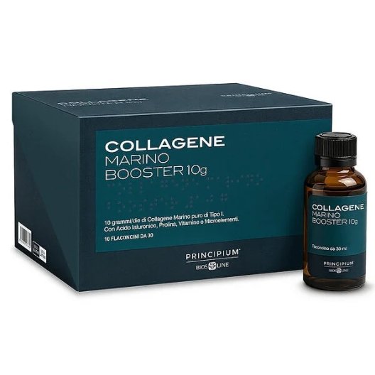 Principium Collagene Marino Booster 10g Bios Line | 10 Flaconcini Anti-Age Principium Collagene Marino Booster 10g Bios Line | 10 Flaconcini Anti-Age