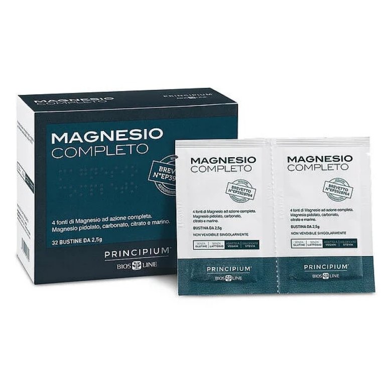 Principium Magnesio Completo Bios Line 32 Bustine | 4 Fonti e FOS