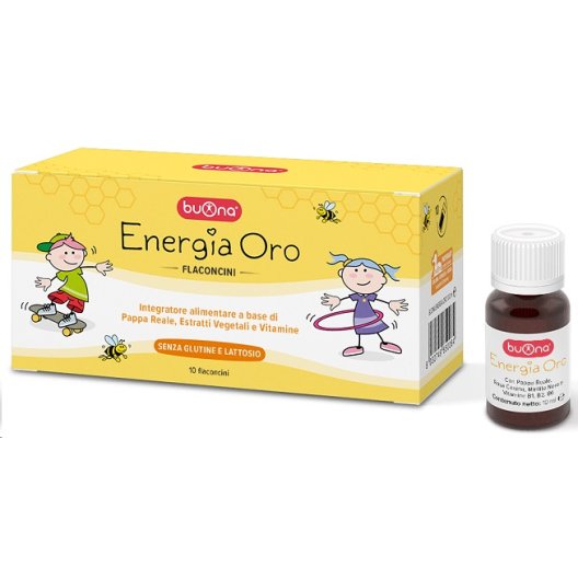 Buona Energia Oro - con pappa reale fresca - 10 flaconcini da 10 ml