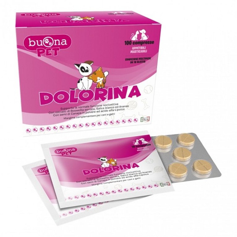 Dolorina 100 compresse masticabili per cani e gatti