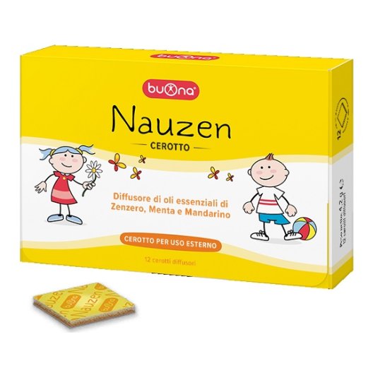 Nauzen 12 cerotti diffusori contro la nausea
