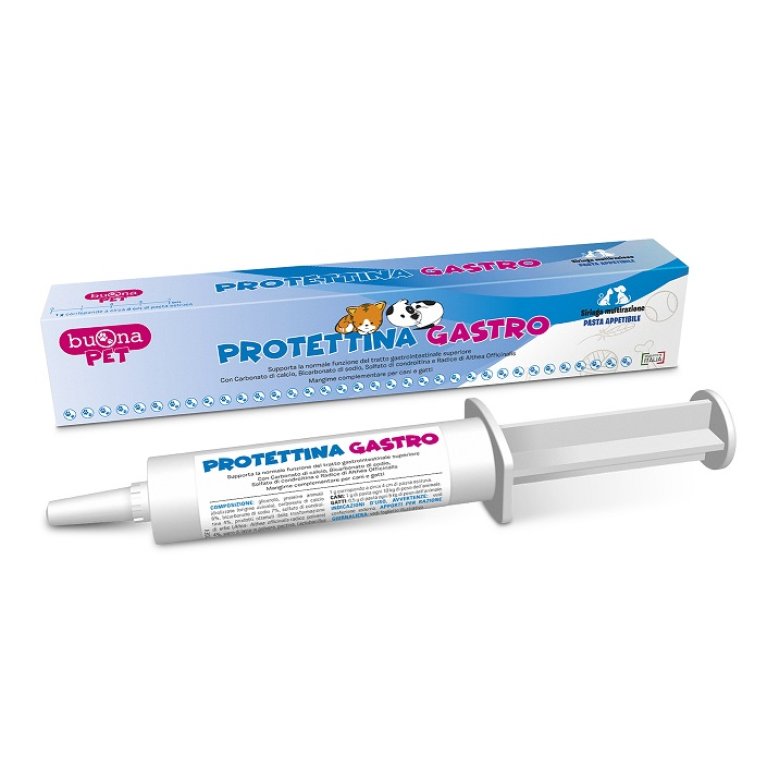 Protettina gastro siringa da 30 grammi pasta appetibile per cani e gatti