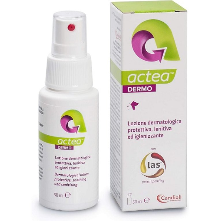 Actea dermo lozione dermatologica spray protettiva per cani e gatti 50 ml