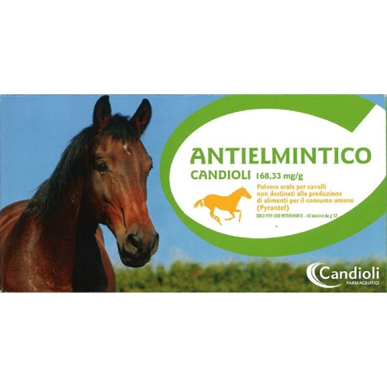 Antielmintico per cavalli in polvere - 40 buste da 12 grammi