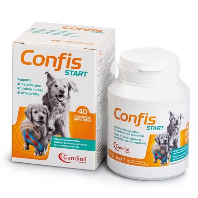 Confis Start per il benessere articolare del cane 40 compresse Confis Start per il benessere articolare del cane 40 compresse