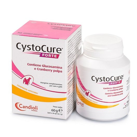 Cystocure forte per il benessere delle vie urinarie di cani e gatti 30 compresse