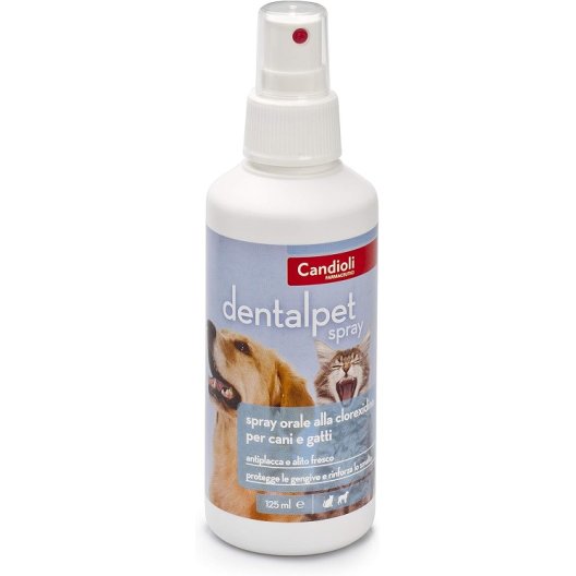 Dentalpet spray orale alla clorexidina per cani e gatti 125 ml
