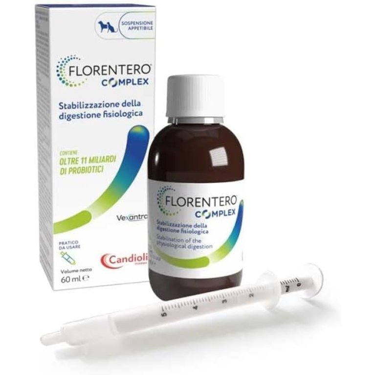 Florentero Complex gocce per cani e gatti - 60 ml - probiotico veterinario