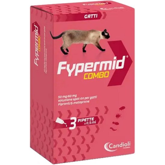 Fypermid Combo Gatto - antiparassitario ad ampio spettro - 3 pipette