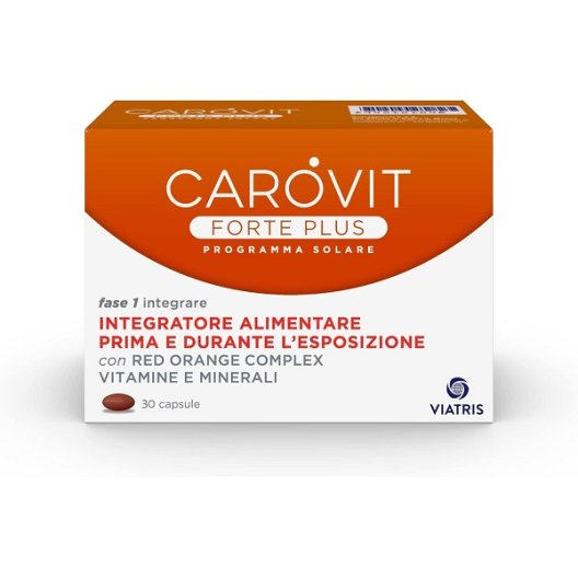 Carovit Forte Plus - integratore per stimolare l'abbronzatura - 30 capsule