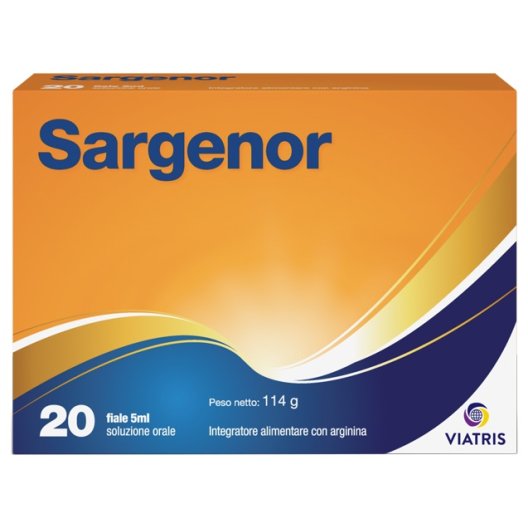 Sargenor Fiale contro la stanchezza - 20 fiale da 5 ml Sargenor Fiale contro la stanchezza - 20 fiale da 5 ml