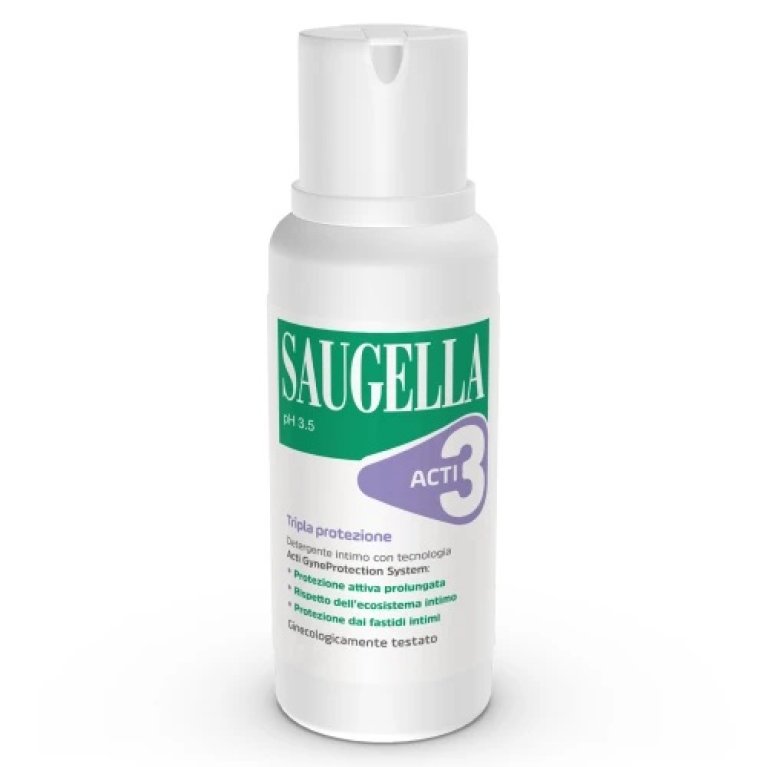 Saugella Acti3 - 250 ml - detergente intimo pH 3.5