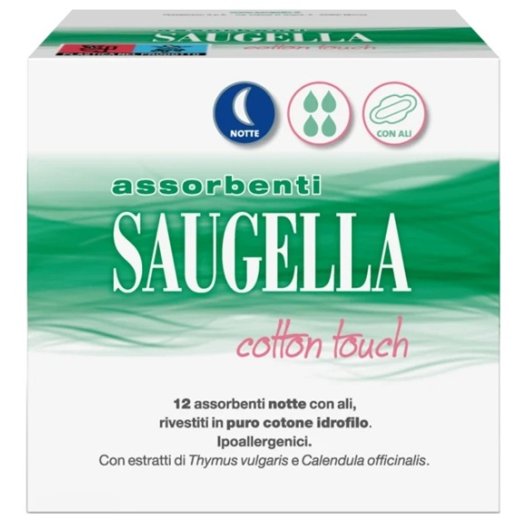 Saugella Cotton Touch Notte - 12 assorbenti