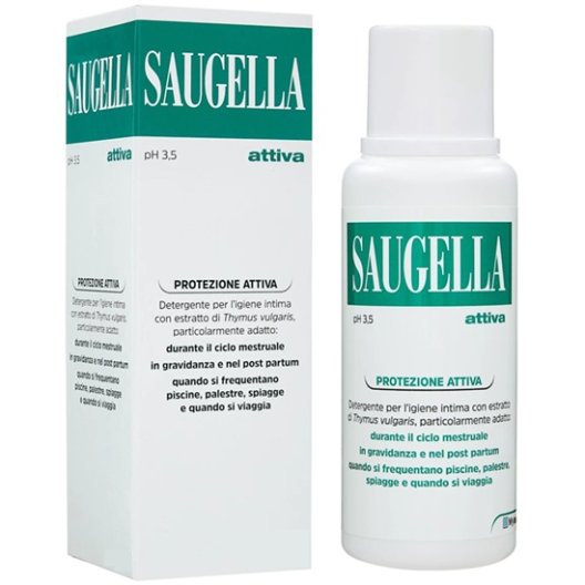 Saugella Verde Attiva - 250 ml - detergente intimo pH acido 3,5