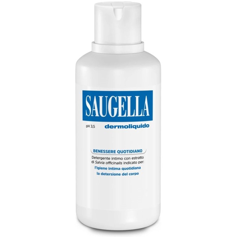 Saugella Dermoliquido - 500 ml - Detergente intimo pH acido 3,5 Saugella Dermoliquido - 500 ml - Detergente intimo pH acido 3,5