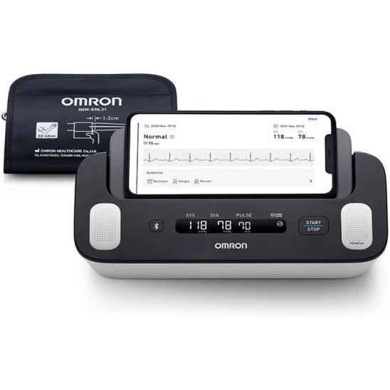 Misuratore di pressione con Elettrocardiogramma Omron Complete