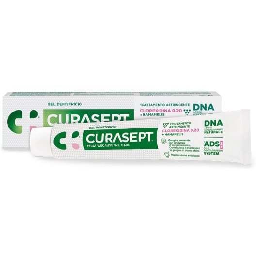Curasept ADS-DNA dentifricio gel trattamento astringente - clorexidina 0.20 - 75 ml