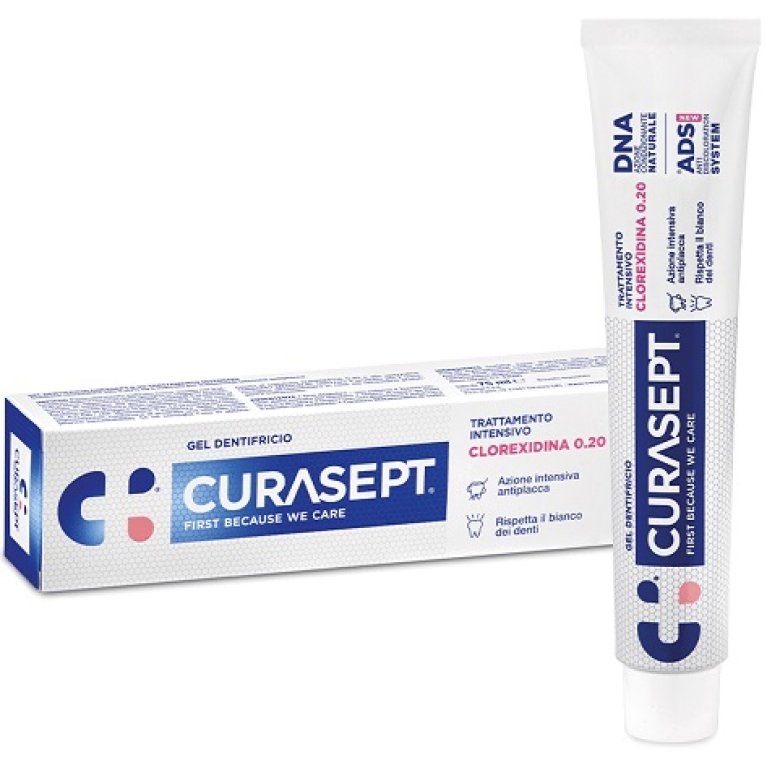 Curasept ADS-DNA dentifricio gel trattamento intensivo - clorexidina 0.20 - 75 ml