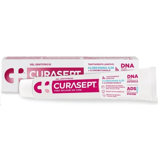 Curasept ADS-DNA dentifricio gel trattamento lenitivo - clorexidina 0.20 - 75 ml