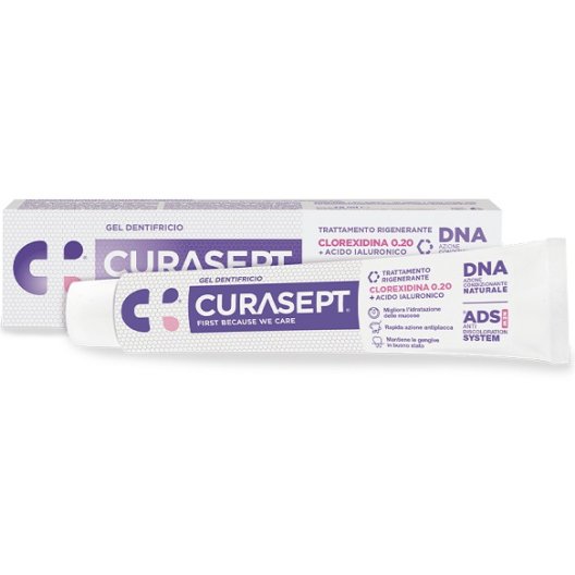 Curasept ADS-DNA dentifricio gel trattamento rigenerante - clorexidina 0.20 - 75 ml