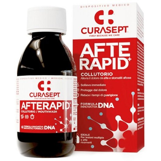 Curasept Afte Rapid Collutorio - per afte e stomatiti - 125 ml
