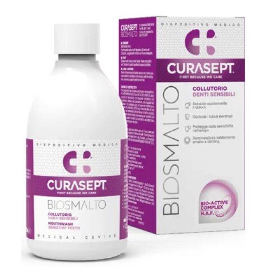 Curasept Biosmalto collutorio denti sensibili - 300 ml Curasept Biosmalto collutorio denti sensibili - 300 ml